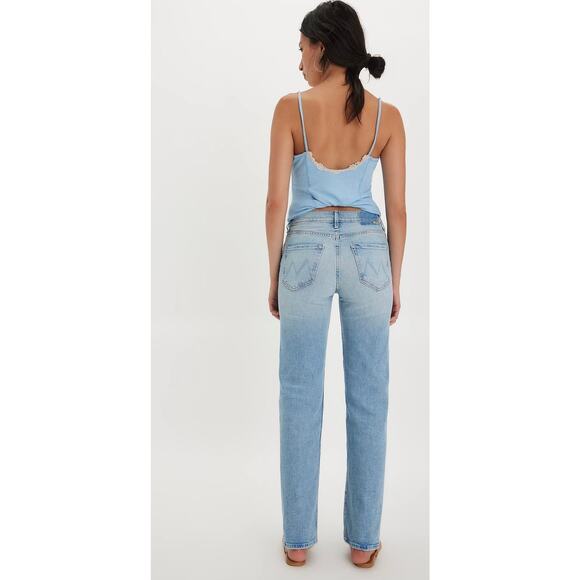 MOTHER Denim The Kick It Jeans, Size 28, Go Long Wash - Picture 2 of 10